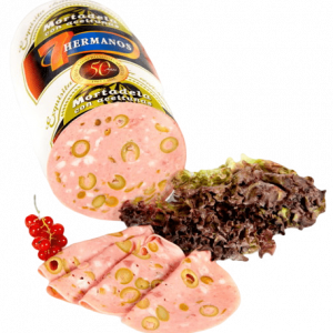 Mortadella with olives